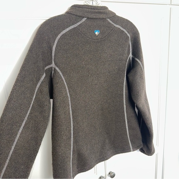 Kuhl Alfpaca Women’s Fleece Full Zip Brown Jacket Small - Picture 8 of 12